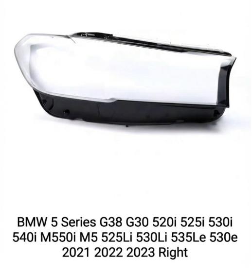 Headlight shell/Headlight lens/Headlamp cover for BMW 5 Series G38 G30 ,Year 2021,2022,2023, Driver Side/Left & Right Front