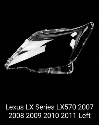 Headlight shell/Headlight lens/Headlamp cover for Lexus LX Series LX570 ,Year 2007,2008,2009,2010,2011, Pilot Side/Right & Left Front
