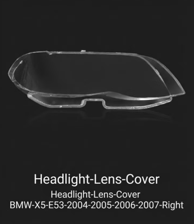 Headlight shell/Headlight lens/Headlamp cover for BMW X Series X5 E53 ,Year 2004,2005,2006,2007, Driver Side/Left & Right Front