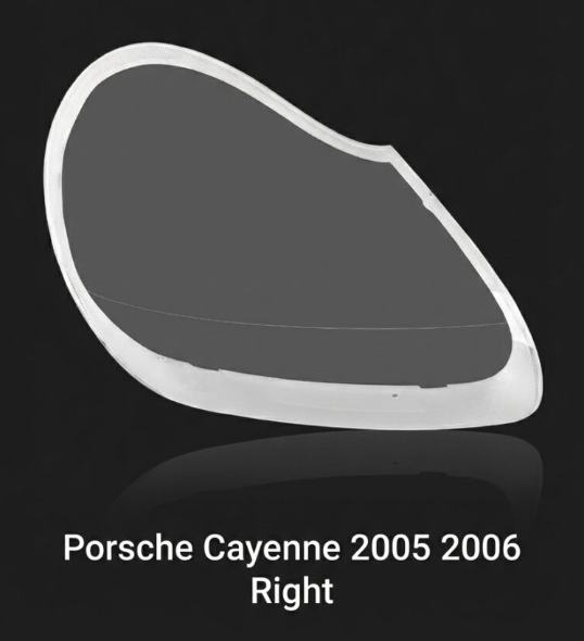 Headlight shell/Headlight lens/Headlamp cover for Porsche Cayenne Cayenne ,Year 2005,2006, Pilot Side/Right & Left Front