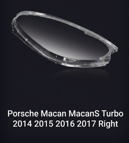 Headlight shell/Headlight lens/Headlamp cover for Porsche Macan MacanS Turbo ,Year 2014,2015,2016,2017, Pilot Side/Right & Left Front