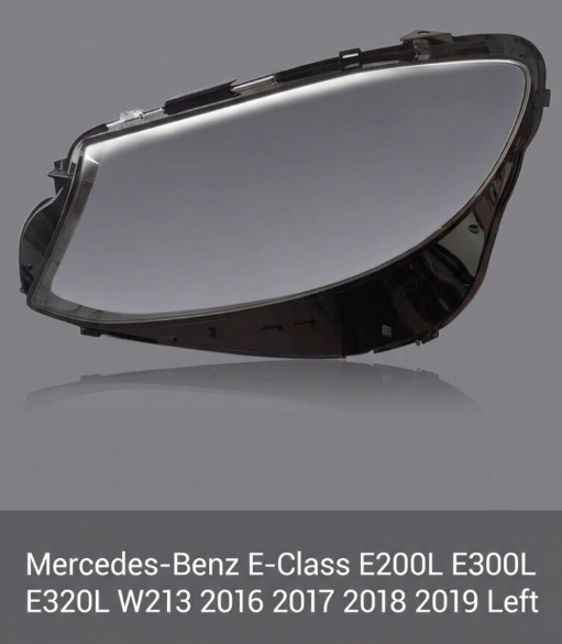 Headlight shell/Headlight lens/Headlamp cover for Mercedes-Benz E-Class E200L E300L E320L W213 ,Year 2016,2017, Pilot Side/Right & Left Front