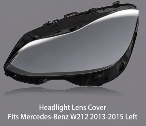 Headlight shell/Headlight lens/Headlamp cover for Mercedes-Benz E-Class W212 ,Year 2014,2015, Pilot Side/Right & Left Front