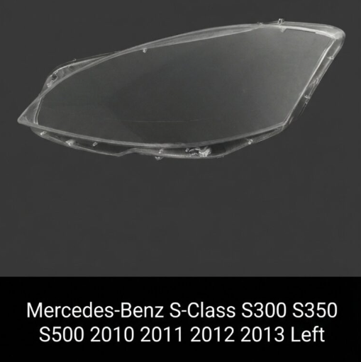 Headlight shell/Headlight lens/Headlamp cover for Mercedes-Benz S-Class S300 S350 S500 ,Year 2010,2011,2012,2013, Pilot Side/Right & Left Front