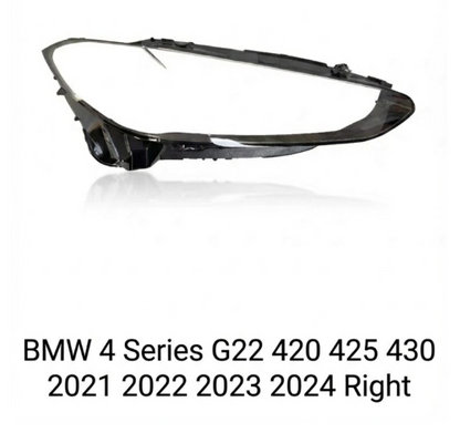 Headlight shell/Headlight lens/Headlamp cover for BMW 4 Series G22 ,Year 2021,2022,2023, Driver Side/Left & Right Front