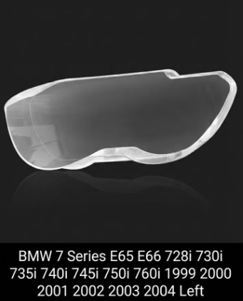 Headlight shell/Headlight lens/Headlamp cover for BMW 7 Series E65 E66 ,Year 1999,2000,2001,2002,2003,2004, Driver Side/Left & Right Front