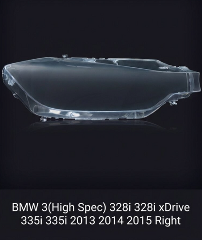Headlight Glass/Headlight Cover/Headlamp Lens for BMW BMW3(H) Year 2013,2014,2015 Right & Left Side Pilot Side