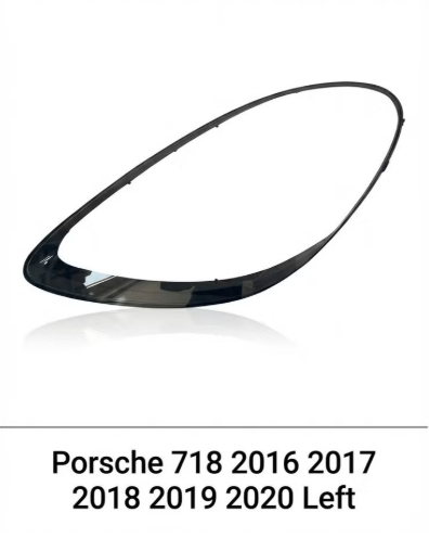 Headlight shell/Headlight lens/Headlamp cover for Porsche Boxster Cayman 718 Boxster Cayman 718 ,Year 2015,2016,2017,2018,2019,2020, Pilot Side/Right & Left Front