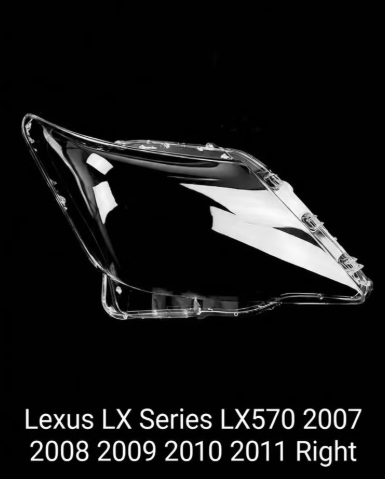 Headlight shell/Headlight lens/Headlamp cover for Lexus LX Series LX570 ,Year 2007,2008,2009,2010,2011, Pilot Side/Right & Left Front