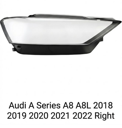 Headlight shell/Headlight lens/Headlamp cover for Audi A Series A8 A8L ,Year 2018,2019,2020,2021,2022, Driver Side/Left & Right Front