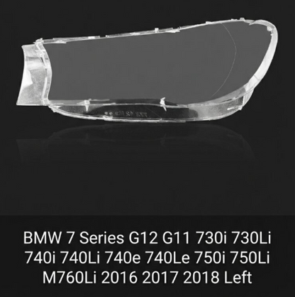 Headlight shell/Headlight lens/Headlamp cover for BMW 7 Series G12 G11 ,Year 2016,2017,2018, Driver Side/Left & Right Front
