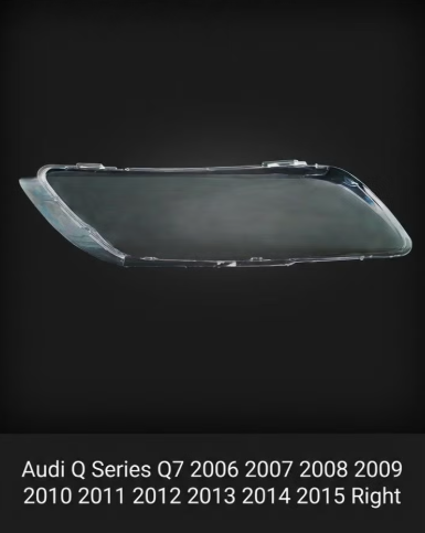 Headlight shell/Headlight lens/Headlamp cover for Audi Q Series Q7 ,Year 2006,2007,2008,2009,2010,2011,2012,2013,2014,2015, Pilot Side/Right & Left Front