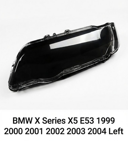 Headlight shell/Headlight lens/Headlamp cover for BMW X Series X5 E53 ,Year 1999,2000,2001,2002,2003,2004,2005, Pilot Side/Right & Left Front