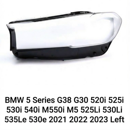 Headlight shell/Headlight lens/Headlamp cover for BMW 5 Series G38 G30 ,Year 2021,2022,2023, Driver Side/Left & Right Front
