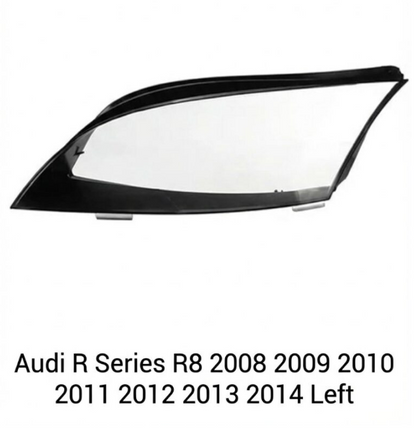 Headlight shell/Headlight lens/Headlamp cover for Audi R Series R8 ,Year 2008-2023 Driver Side/Left & Right Front