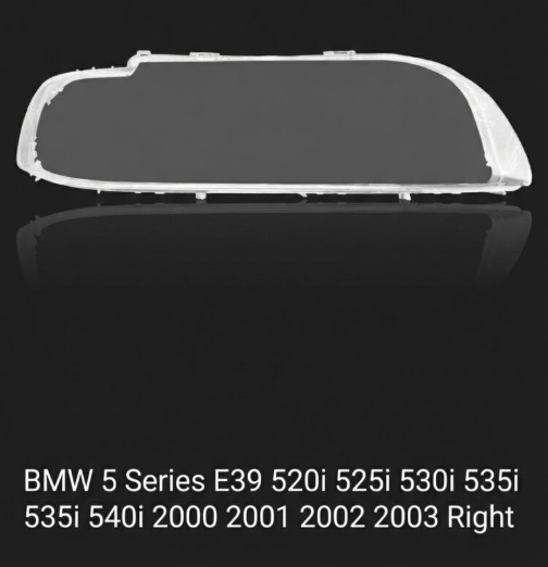 Headlight shell/Headlight lens/Headlamp cover for BMW 5 Series E39 ,Year 2000,2001,2002,2003, Driver Side/Left & Right Front