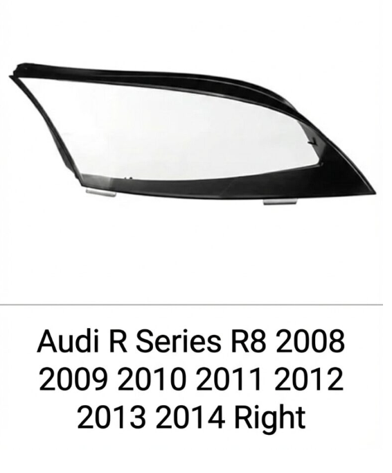 Headlight shell/Headlight lens/Headlamp cover for Audi R Series R8 ,Year 2008-2023 Driver Side/Left & Right Front