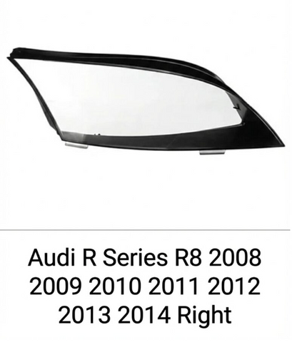 Headlight shell/Headlight lens/Headlamp cover for Audi R Series R8 ,Year 2008-2023 Driver Side/Left & Right Front