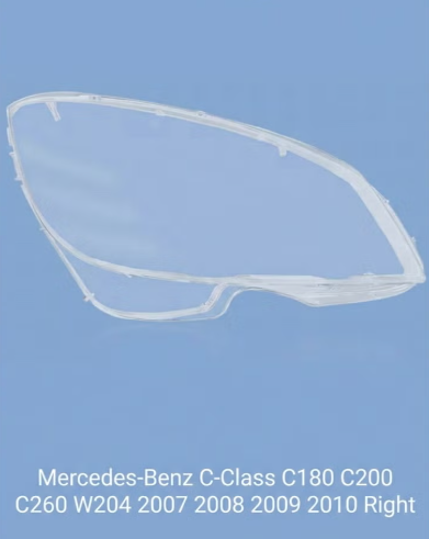 Headlight shell/Headlight lens/Headlamp cover for Mercedes-Benz C-Class C180 C200 C260 W204 ,Year 2007,2008,2009,2010, Pilot Side/Right & Left Front