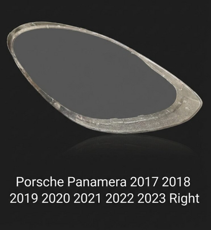 Headlight shell/Headlight lens/Headlamp cover for Porsche Panamera Panamera ,Year 2017,2018,2019,2020,2021,2022,2023, Pilot Side/Right & Left Front