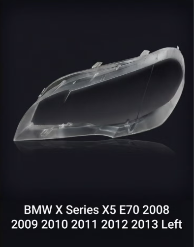 Headlight shell/Headlight lens/Headlamp cover for BMW X Series X5 E70 ,Year 2008,2009,2010,2011,2012,2013, Pilot Side/Right & Left Front
