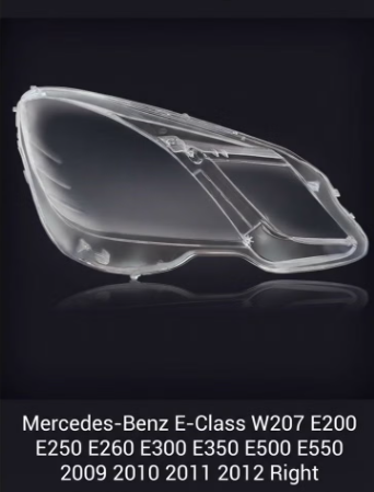 Headlight shell/Headlight lens/Headlamp cover for Mercedes-Benz E-Class W207 ,Year 2009,2010,2011,2012, Pilot Side/Right & Left Front