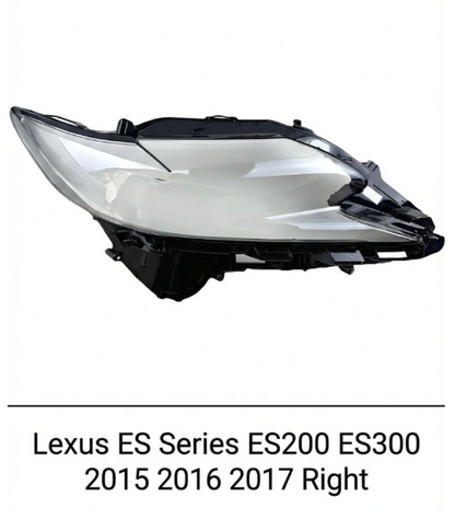 Headlight shell/Headlight lens/Headlamp cover for Lexus ES Series ES200 ES300 ,Year 2015,2016,2017, Pilot Side/Right & Left Front