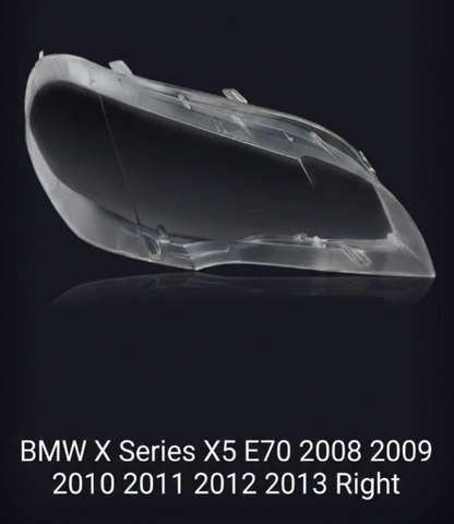 Headlight shell/Headlight lens/Headlamp cover for BMW X Series X5 E70 ,Year 2008,2009,2010,2011,2012,2013, Pilot Side/Right & Left Front