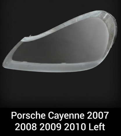 Headlight shell/Headlight lens/Headlamp cover for Porsche Cayenne Cayenne ,Year 2007,2008,2009,2010, Pilot Side/Right & Left Front