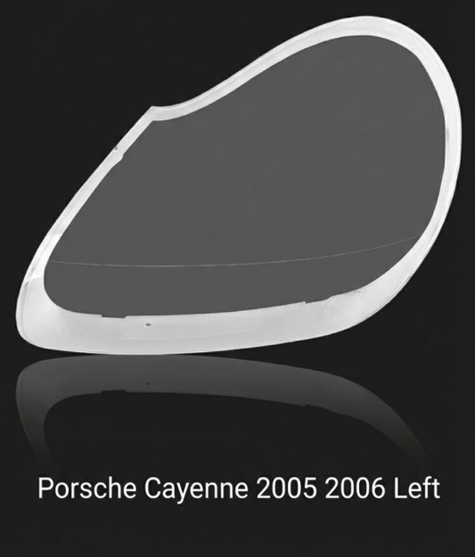 Headlight shell/Headlight lens/Headlamp cover for Porsche Cayenne Cayenne ,Year 2005,2006, Pilot Side/Right & Left Front