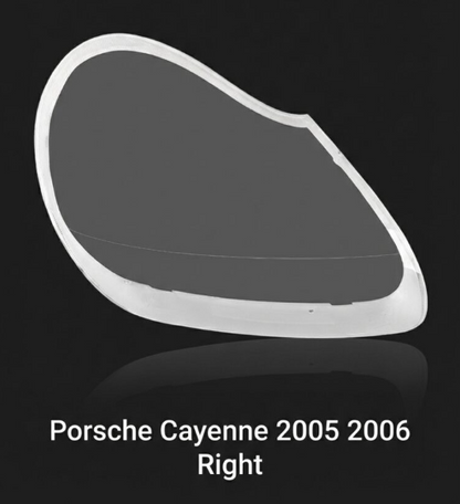 Headlight shell/Headlight lens/Headlamp cover for Porsche Cayenne Cayenne ,Year 2005,2006, Pilot Side/Right & Left Front