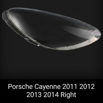 Headlight shell/Headlight lens/Headlamp cover for Porsche Cayenne ,Year 2010,2011,2012,2013,2014, Pilot Side/Right & Left Front