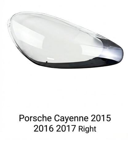 Headlight shell/Headlight lens/Headlamp cover for Porsche Cayenne Cayenne ,Year 2015,2016,2017, Pilot Side/Right & Left Front