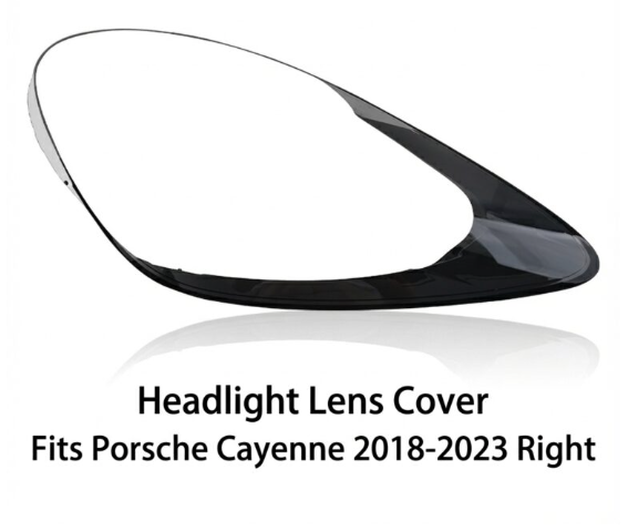 Headlight shell/Headlight lens/Headlamp cover for Porsche Cayenne Cayenne ,Year 2018,2019,2020,2021,2022,2023, Pilot Side/Right & Left Front