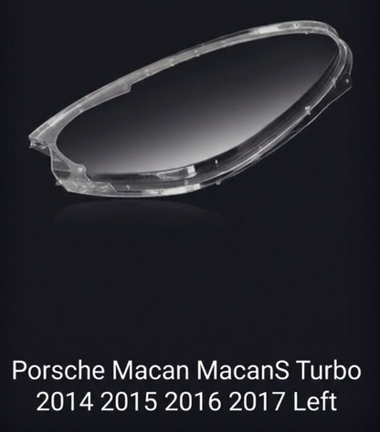 Headlight shell/Headlight lens/Headlamp cover for Porsche Macan MacanS Turbo ,Year 2014,2015,2016,2017, Pilot Side/Right & Left Front