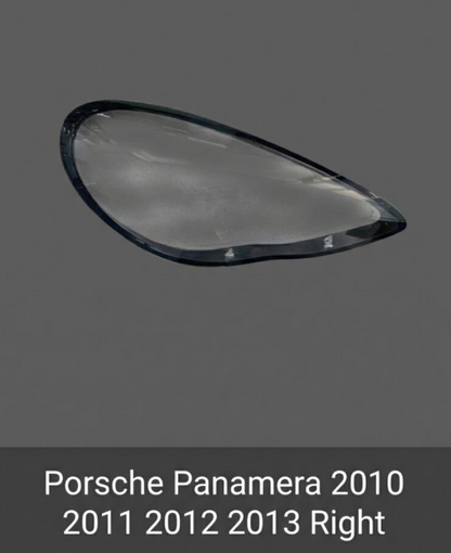 Headlight shell/Headlight lens/Headlamp cover for Porsche Panamera Panamera ,Year 2010,2011,2012,2013, Pilot Side/Right & Left Front