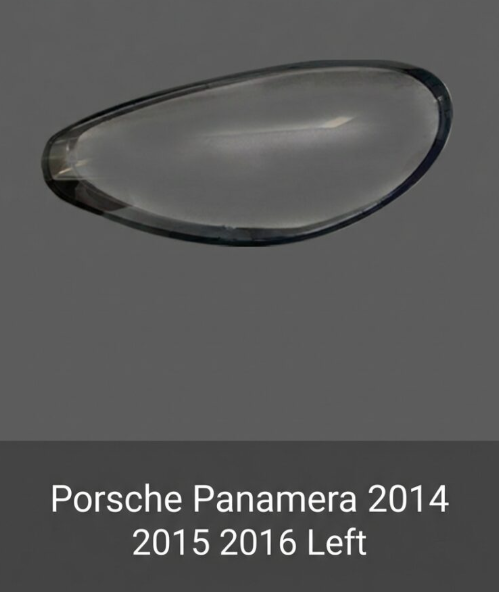 Headlight shell/Headlight lens/Headlamp cover for Porsche Panamera Panamera ,Year 2014,2015,2016, Pilot Side/Right & Left Front