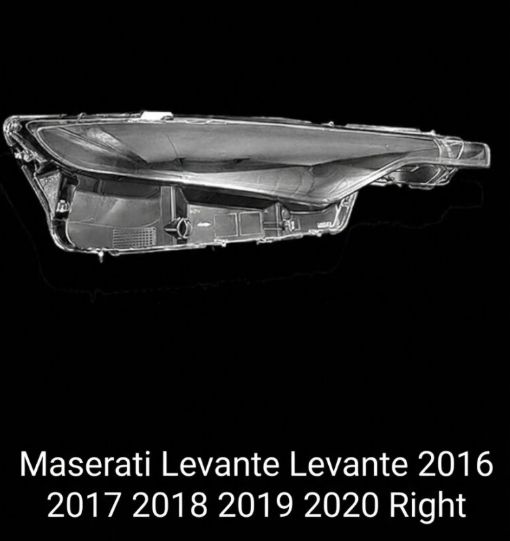 Headlight shell/Headlight lens/Headlamp cover for Maserati Levante Levante ,Year 2016,2017,2018,2019,2020, Pilot Side/Right & Left Front