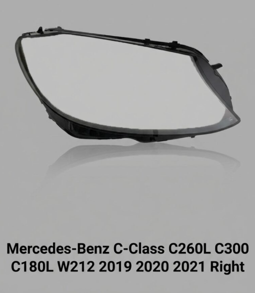 Headlight shell/Headlight lens/Headlamp cover for Mercedes-Benz C-Class C260L C300 C180L W212 ,Year 2019,2020, Pilot Side/Right & Left Front