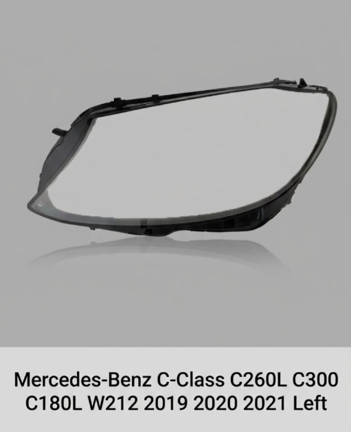 Headlight shell/Headlight lens/Headlamp cover for Mercedes-Benz C-Class C260L C300 C180L W212 ,Year 2019,2020, Pilot Side/Right & Left Front