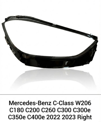 Headlight shell/Headlight lens/Headlamp cover for Mercedes-Benz C-Class W206 ,Year 2022,2023, Pilot Side/Right & Left Front
