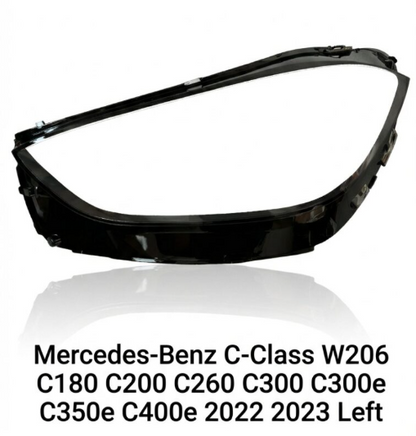 Headlight shell/Headlight lens/Headlamp cover for Mercedes-Benz C-Class W206 ,Year 2022,2023, Pilot Side/Right & Left Front