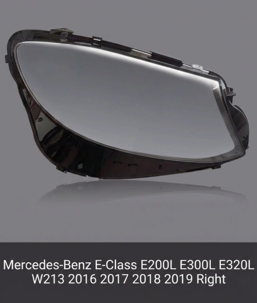 Headlight shell/Headlight lens/Headlamp cover for Mercedes-Benz E-Class E200L E300L E320L W213 ,Year 2016,2017, Pilot Side/Right & Left Front