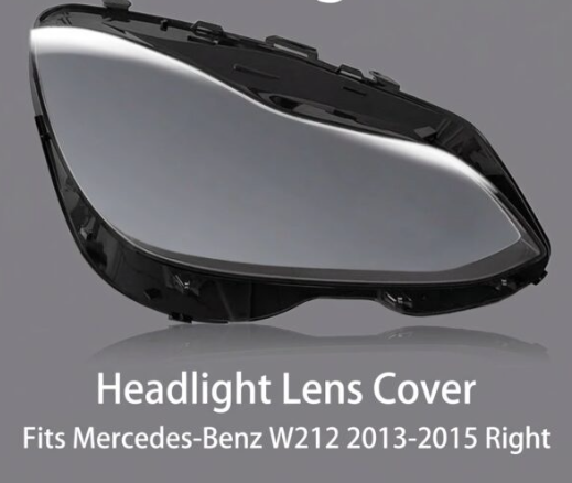 Headlight shell/Headlight lens/Headlamp cover for Mercedes-Benz E-Class W212 ,Year 2014,2015, Pilot Side/Right & Left Front