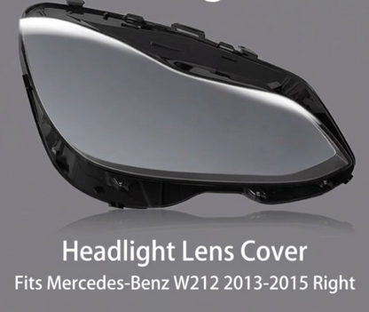 Headlight shell/Headlight lens/Headlamp cover for Mercedes-Benz E-Class W212 ,Year 2014,2015, Pilot Side/Right & Left Front