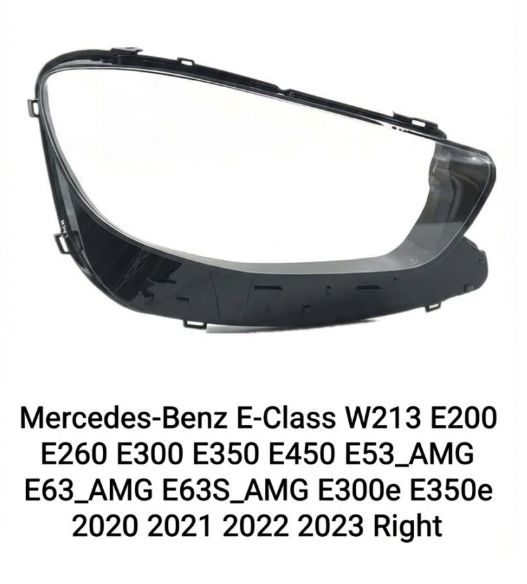 Headlight shell/Headlight lens/Headlamp cover for Mercedes-Benz E-Class W213 ,Year 2021,2022,2023, Pilot Side/Right & Left Front