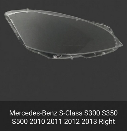 Headlight shell/Headlight lens/Headlamp cover for Mercedes-Benz S-Class S300 S350 S500 ,Year 2010,2011,2012,2013, Pilot Side/Right & Left  Front