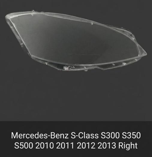 Headlight shell/Headlight lens/Headlamp cover for Mercedes-Benz S-Class S300 S350 S500 ,Year 2010,2011,2012,2013, Pilot Side/Right & Left  Front