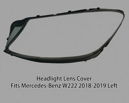 Headlight shell/Headlight lens/Headlamp cover for Mercedes-Benz S-Class W222 ,Year 2018,2019,2020, Driver Side/Left & Right Front