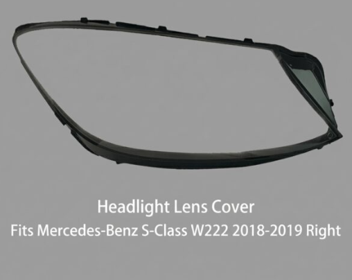 Headlight shell/Headlight lens/Headlamp cover for Mercedes-Benz S-Class W222 ,Year 2018,2019,2020, Driver Side/Left & Right Front